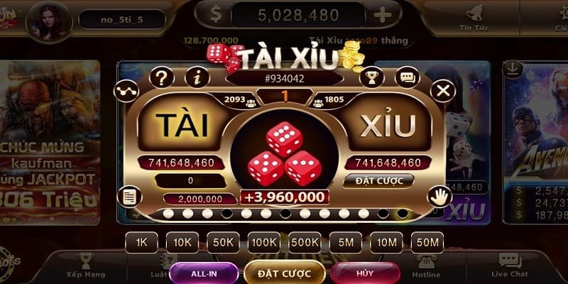 luật chơi tài xỉu